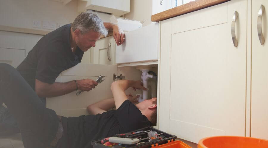 Professional burst pipe repair services in New Waverly, IN